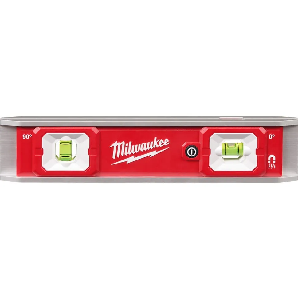 Milwaukee Tools 9" Torpedo Level with Lighted Vials 48-22-5105