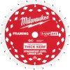 Milwaukee Tools 7-1/4" 24T Thick Kerf Framing Circular Saw Blade Contractor Pack - 25PK 48-40-2740