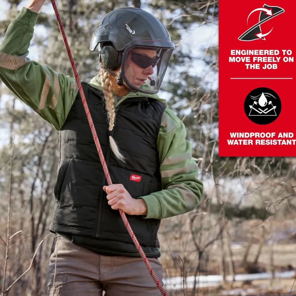 Milwaukee Tools Women's FREEFLEX™ Lightweight Insulated Vest Black