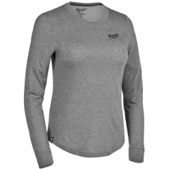 Milwaukee Tools Women's FREEFLEX Hybrid Tee - Long Sleeve Grey