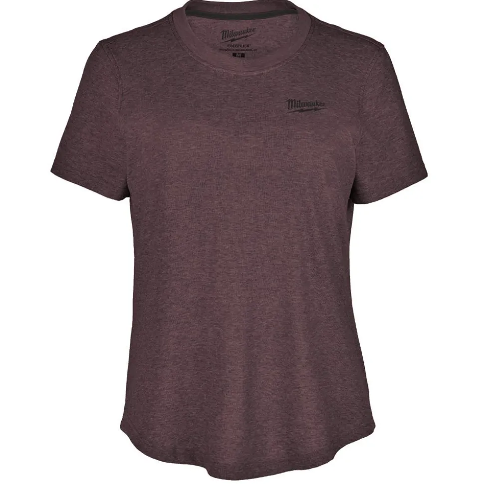 Milwaukee Tools Women's FREEFLEX Hybrid Tee - Short Sleeve - Purple F452P