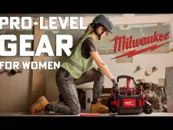 Milwaukee Tools Women's FREEFLEX Hybrid Tee - Short Sleeve - Black F452B