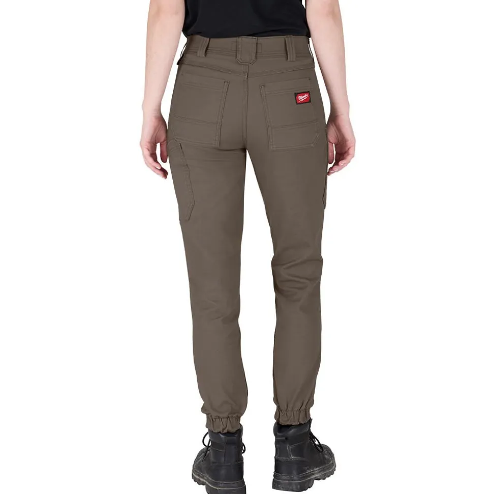 Milwaukee Tools Women's GRIDIRON Double Knee Jogger Pants - Brown, F652N