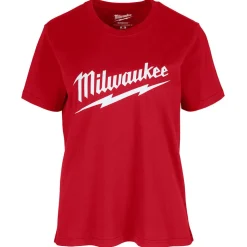Milwaukee Tools Women's GRIDIRON Logo Tee - Short Sleeve - Red F453R