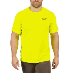 Milwaukee Tools Workskin Lightweight Short Sleeve Performance Shirt High Vis 414HV