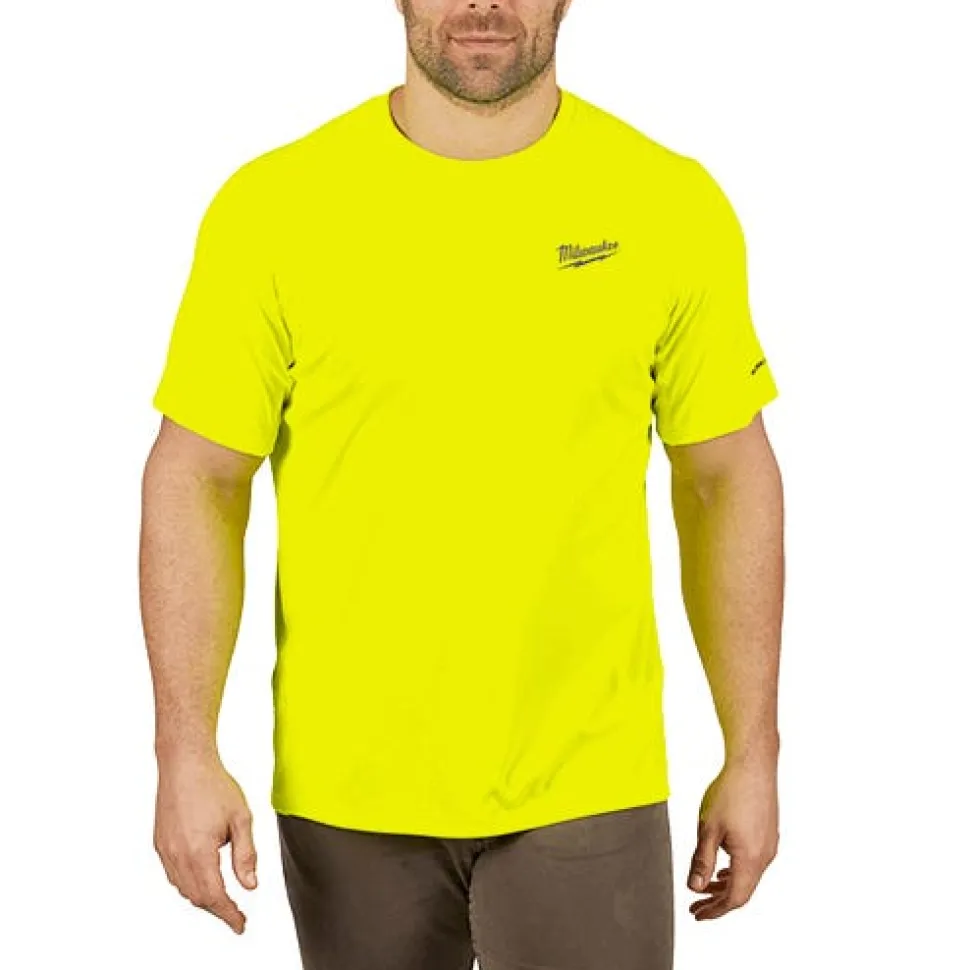 Milwaukee Tools Workskin Lightweight Short Sleeve Performance Shirt High Vis 414HV
