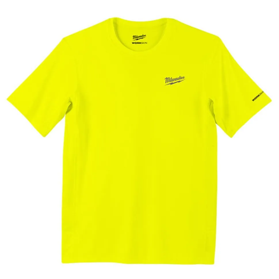 Milwaukee Tools Workskin Lightweight Short Sleeve Performance Shirt High Vis 414HV