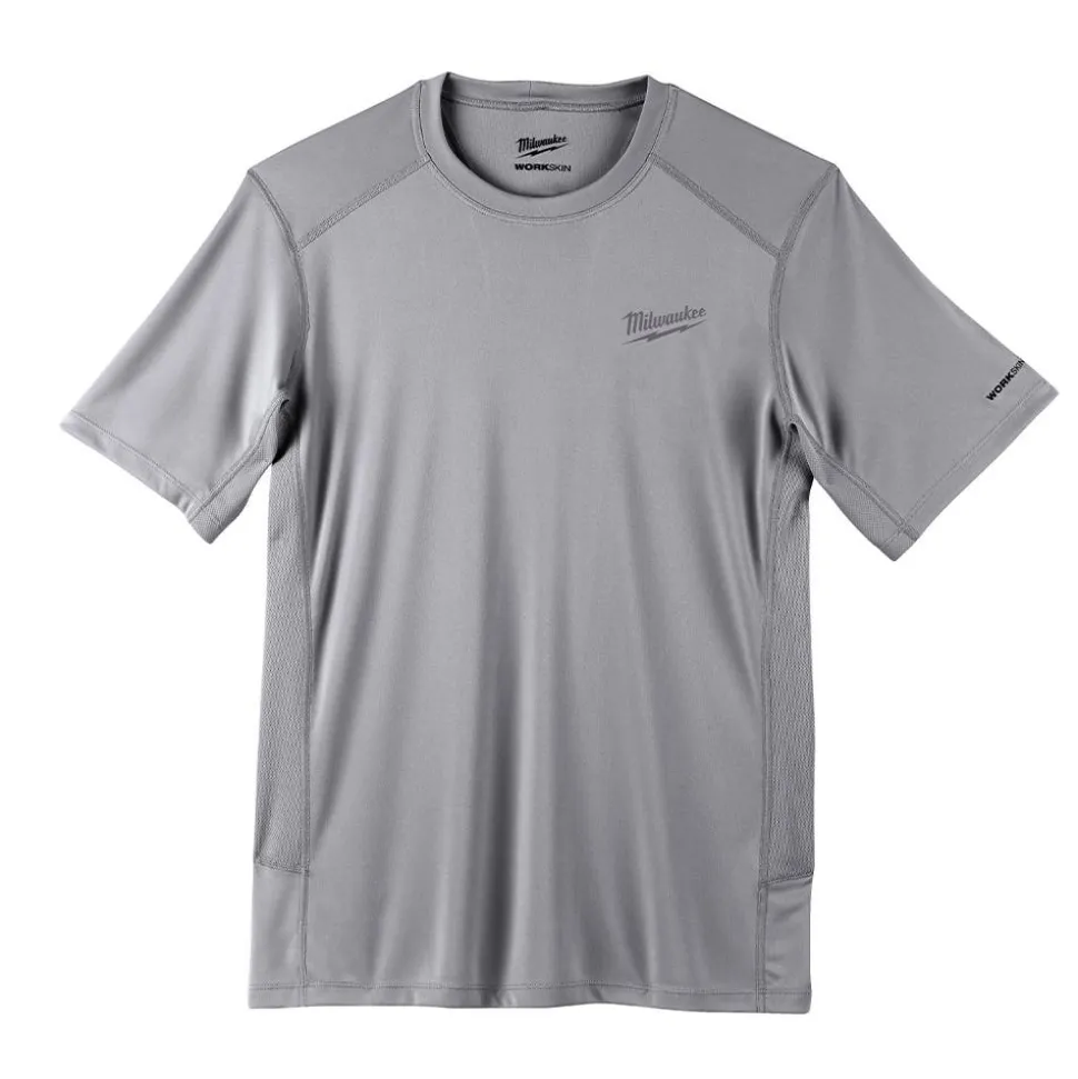 Milwaukee Tools Workskin Lightweight Short Sleeve Performance Shirt Grey 414G