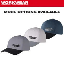 Milwaukee Tools Workskin Performance Fitted Hat Dark Grey 507DG