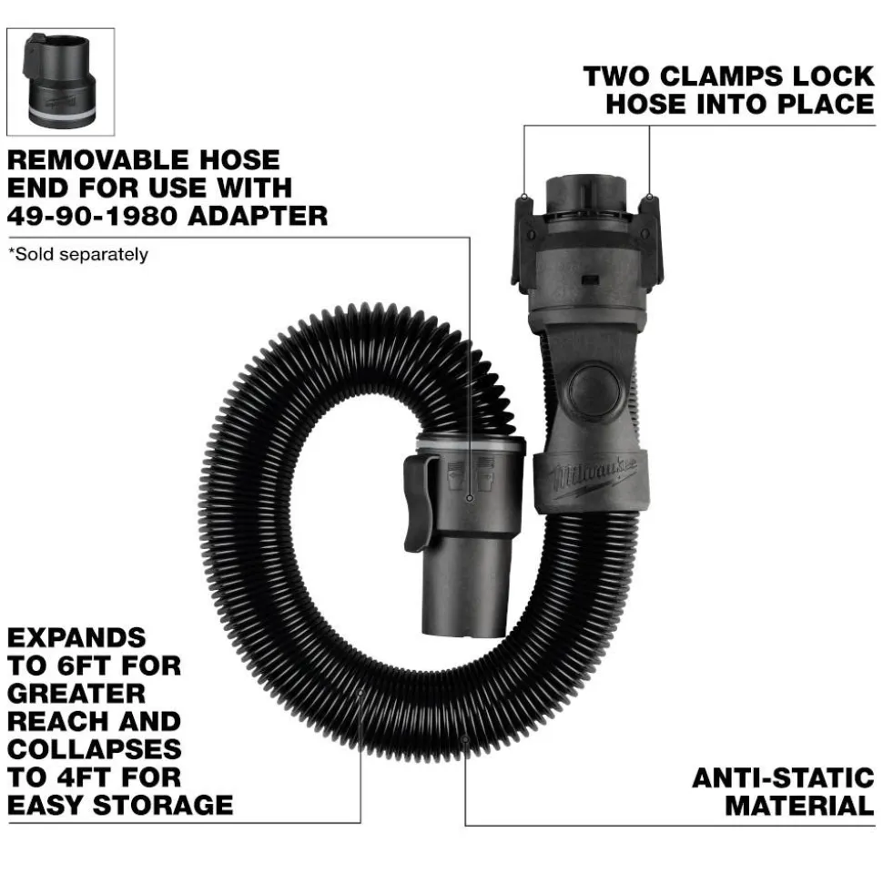 Milwaukee Tools 1-7/8" x 6' Flexible Hose 49-90-1965