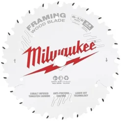 Milwaukee 6-1/2" 24 Tooth Framing Circular Saw Blade 48-41-0620