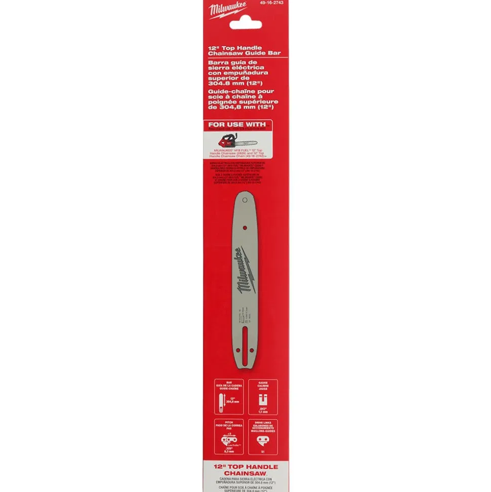 Milwaukee 12" Top Handle Chainsaw Guide Bar 49-16-2743