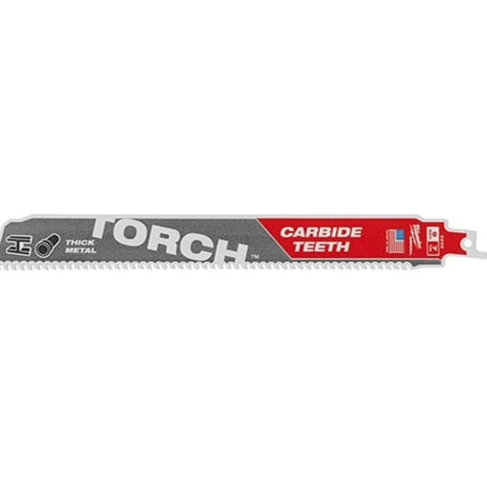 Milwaukee 9" 7 TPI Carbide Torch Sawzall Reciprocating Saw Blade (Each) 48-00-5202