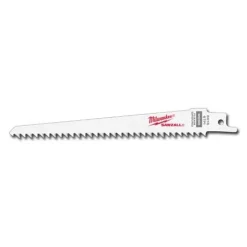 Milwaukee 6" 6 TPI Fleam Ground SAWZALL Blades (5 Pack) 48-00-5015