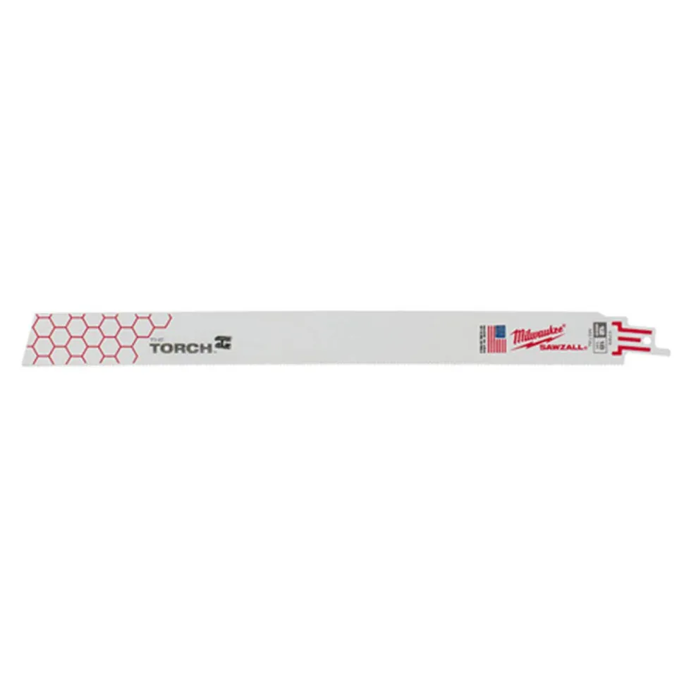 Milwaukee 9" 18 TPI Sawzall Torch Metal Demolition Blades (Each) 48-01-2788