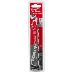 Milwaukee 6" 7 TPI Torch Carbide SAWZALL Reciprocating Saw Blade (Each) 48-00-5201
