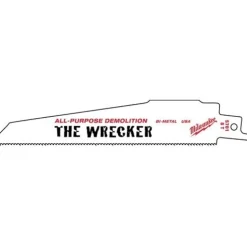 Milwaukee 12" 8 TPI Wrecker Demolition Sawzall Blades (5 Pack) 48-00-5711