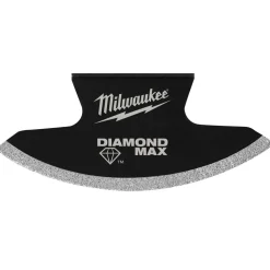 Milwaukee Universal Fit OPEN-LOK Diamond MAX Diamond Grit Grout Removal Multi-Tool Blade 1 PK 49-25-2272