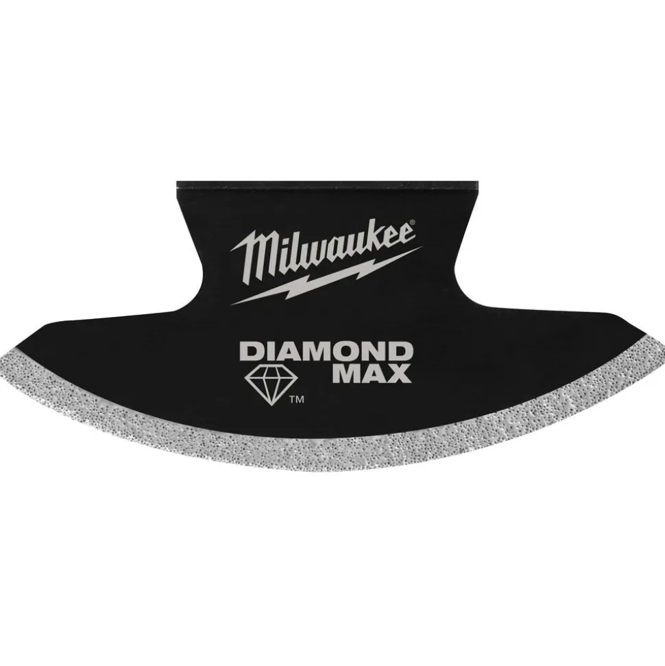 Milwaukee Universal Fit OPEN-LOK Diamond MAX Diamond Grit Grout Removal Multi-Tool Blade 1 PK 49-25-2272