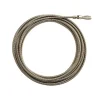 Milwaukee 1/4" x 25' Drop Head Drain Cleaning Cable RUSTGUARD 48-53-2564