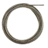 Milwaukee 5/8" x 50' Open Wind Coupling Drain Cleaning Cable RUSTGUARD 48-53-2775