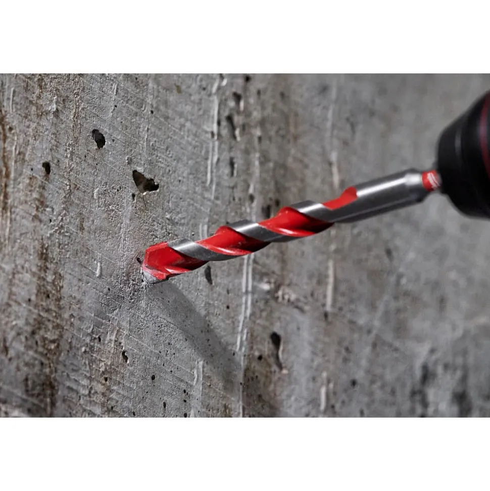 Milwaukee 3/8" x 4" x 6" SHOCKWAVE Impact Duty Carbide Hammer Drill Bit with POWER TIP 48-20-9021