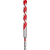 Milwaukee 7/16" x 4" x 6" SHOCKWAVE Impact Duty Carbide Hammer Drill Bit with POWER TIP 48-20-9025