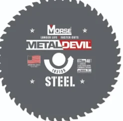 MK Morse 8" STEEL Metal Devil Circular Saw Blades 48 Tooth CSM848FSC