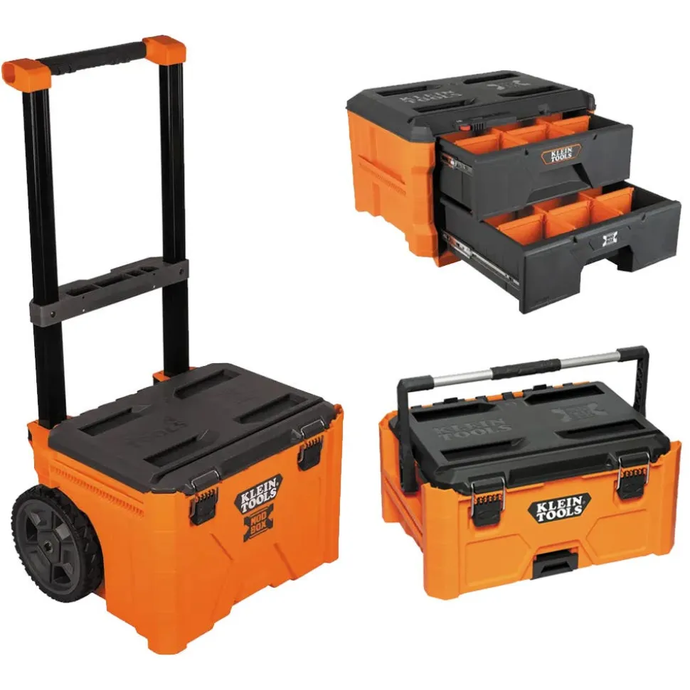 MODbox Rolling Toolbox w/ Medium and Two Drawer Toolbox Bundle