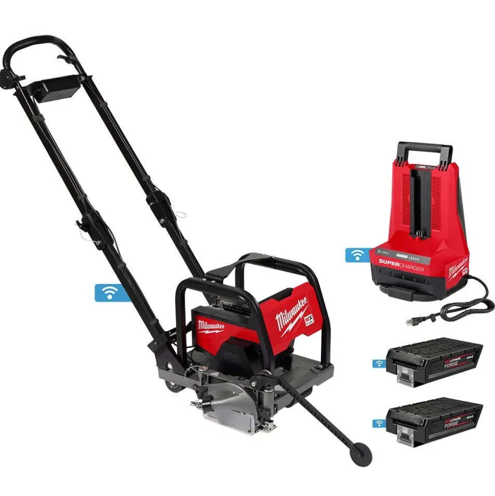 MX FUEL 6" Green Concrete Early Entry Saw Walk-Behind Kit w/ MX FUEL REDLITHIUM HD12.0 Battery Pack Bundle