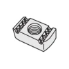 3/8"-16 No Spring Channel Nut. 3/8" Thick. Z/P. 100/Box