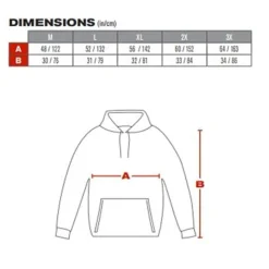 PIP AR/FR Fleece Pullover Navy Blue Hooded Sweatshirt 385-FRPH-NV 2X PIP385-FRPH-NV