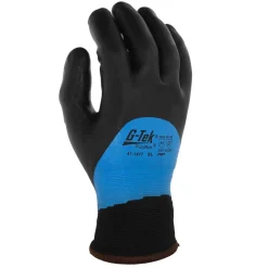 PIP Safety G-Tek PolyKor Double-Dipped Nitrile Foam Gloves PIP41-1417