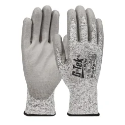 PIP Safety Seamless Knit PolyKor® Blended Glove with Polyurethane Coated Flat Grip on Palm & Fingers - Vend-Ready 16-530V/XXL
