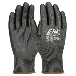 PIP Safety | West Chester Black G-Tek PolyKor Blended Glove with Nitrile Coated Foam Grip, Extra Large 16-354/XL
