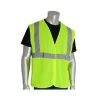 PIP Safety | West Chester Class 2 Mesh Vest, No Pockets, H&L Closure, 2" Tape, 4X 302-MVGLY-4X