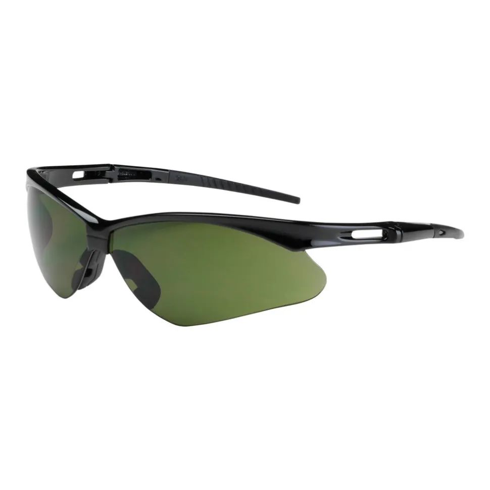 PIP Safety / West Chester Semi-Rimless Safety Glasses with Black Frame, IR Filter Shade 3.0 Lens and Anti-Scratch Coating, Black, OS 250-AN-10118