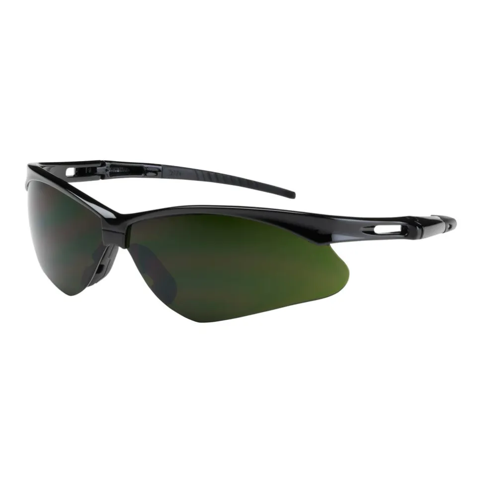 PIP Safety / West Chester Semi-Rimless Safety Glasses with Black Frame, IR Filter Shade 5.0 Lens and Anti-Scratch Coating, Black, OS 250-AN-10119