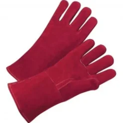 PIP West Chester 14" Red Cowhide Welder's Gloves w/ Cotton Liner and Kevlar Stitching 9400