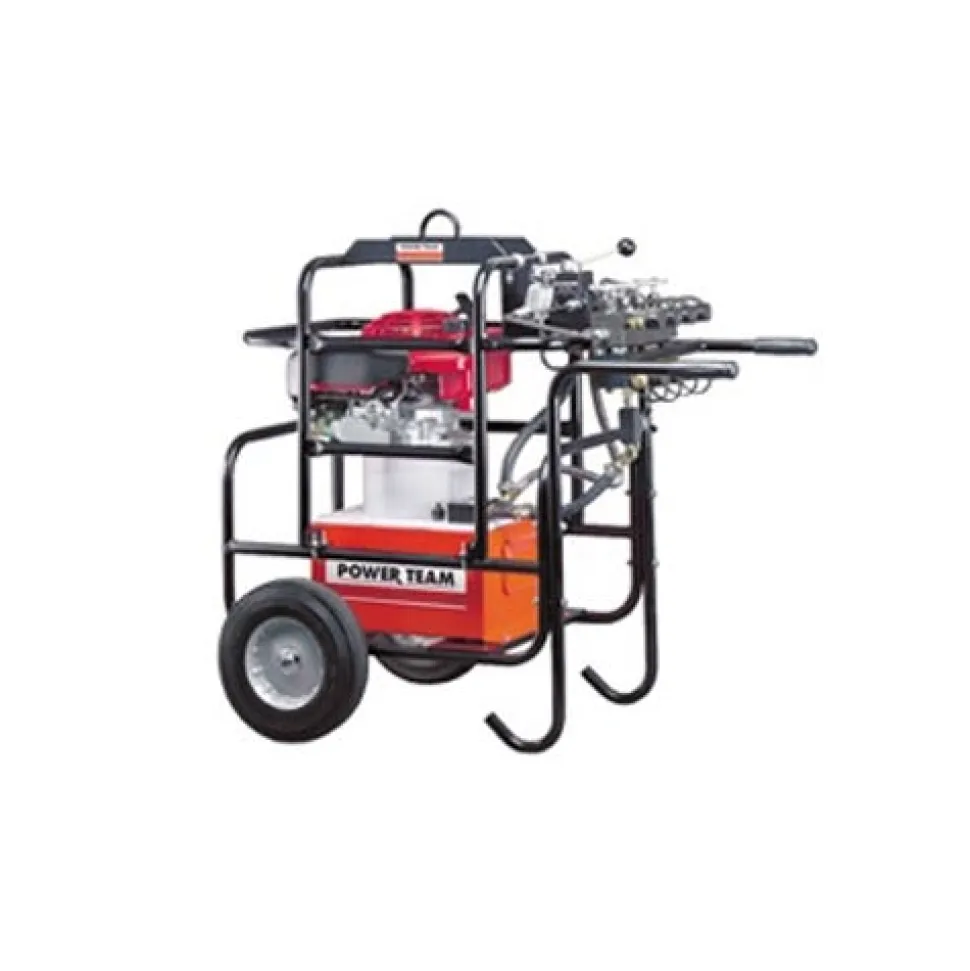 Power Team Double-Acting Max Output Gasoline Powered Pump PG1200M-4D