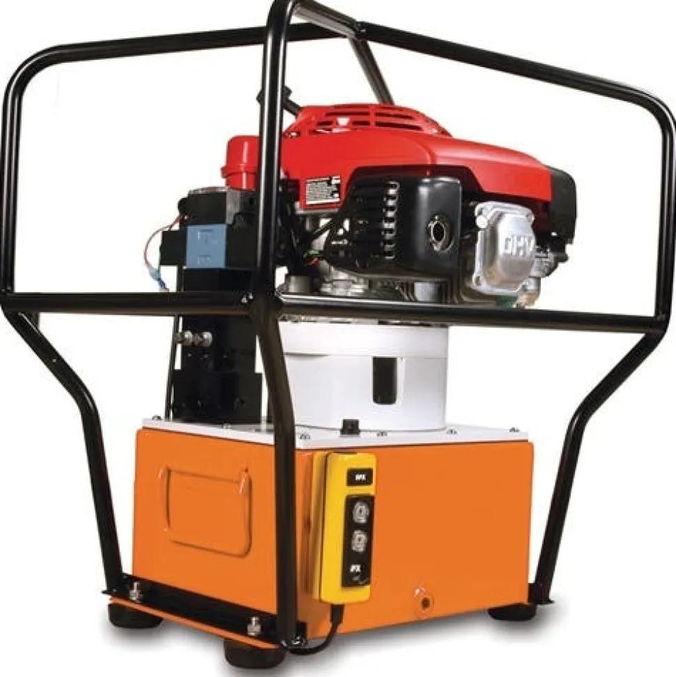Power Team Double-Acting Max Output Gasoline Powered Pump PG1204