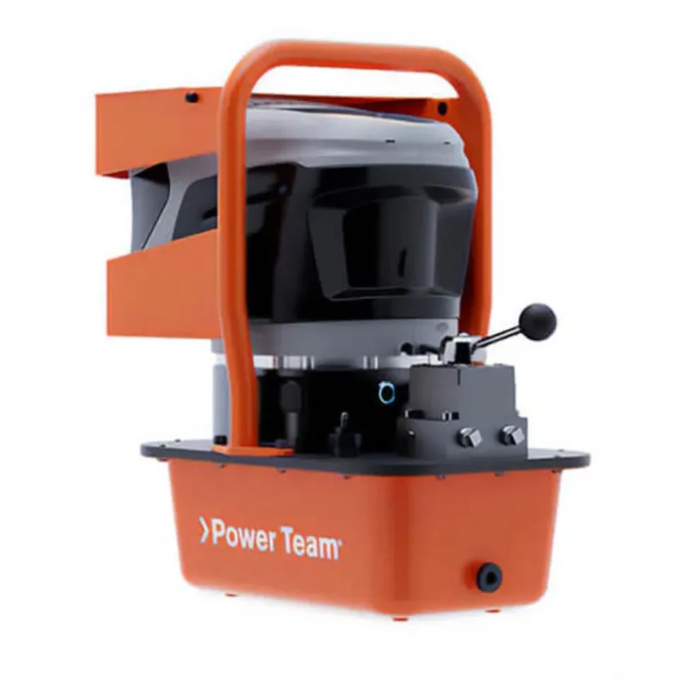 Power Team SPX 4-Way 3-Position Pump, Tandem Center, 8.7 L Useable Oil Cap, 9506 Valve PB43MD2P-1