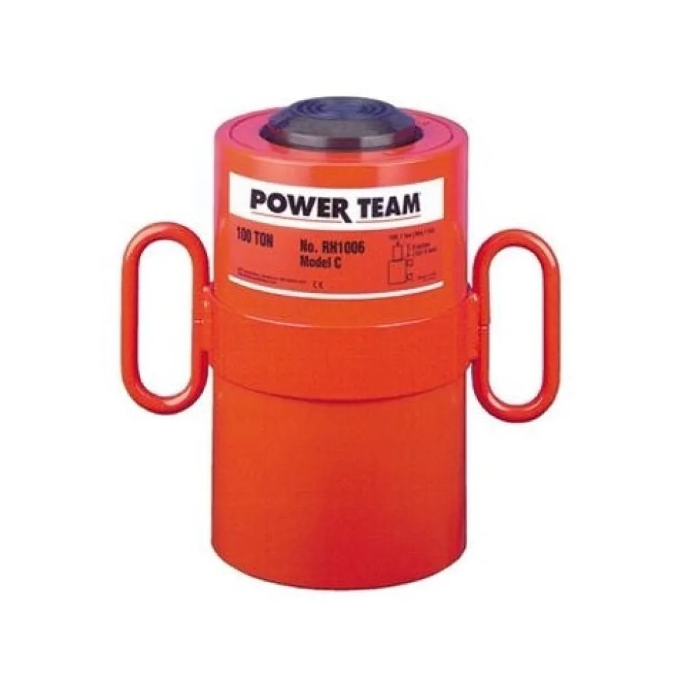 Power Team 150 Ton Hydraulic 6" Double Acting Cylinder RD1506