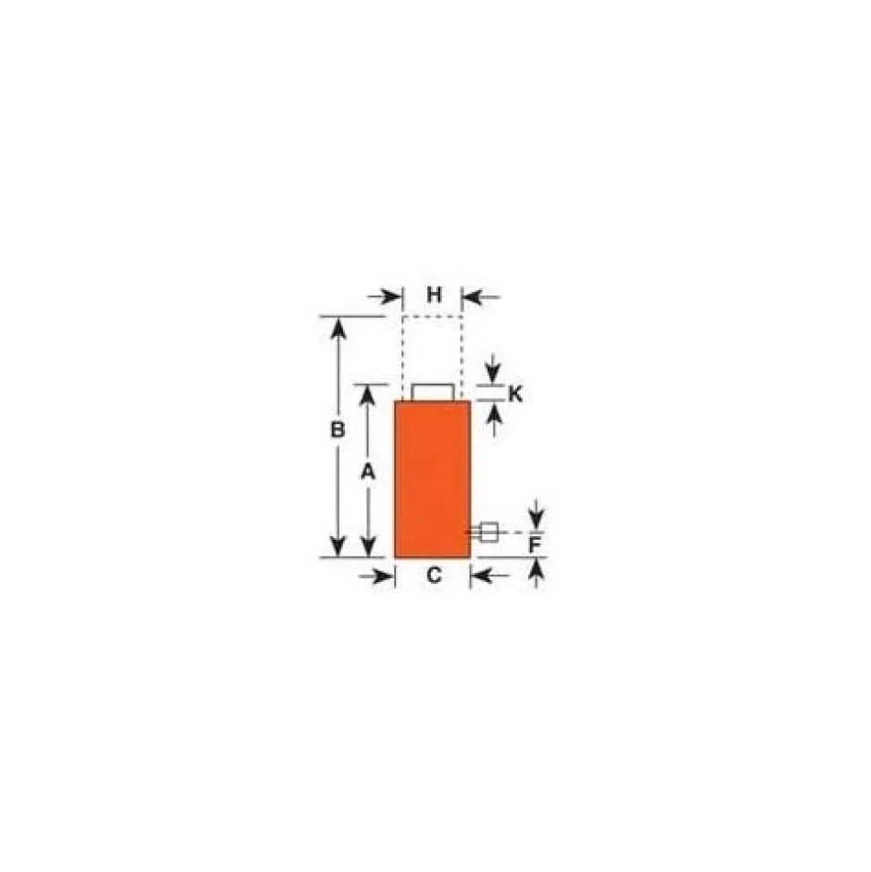 Power Team 100 Ton Hydraulic 2" Single Acting Load Return Cylinder R1002C