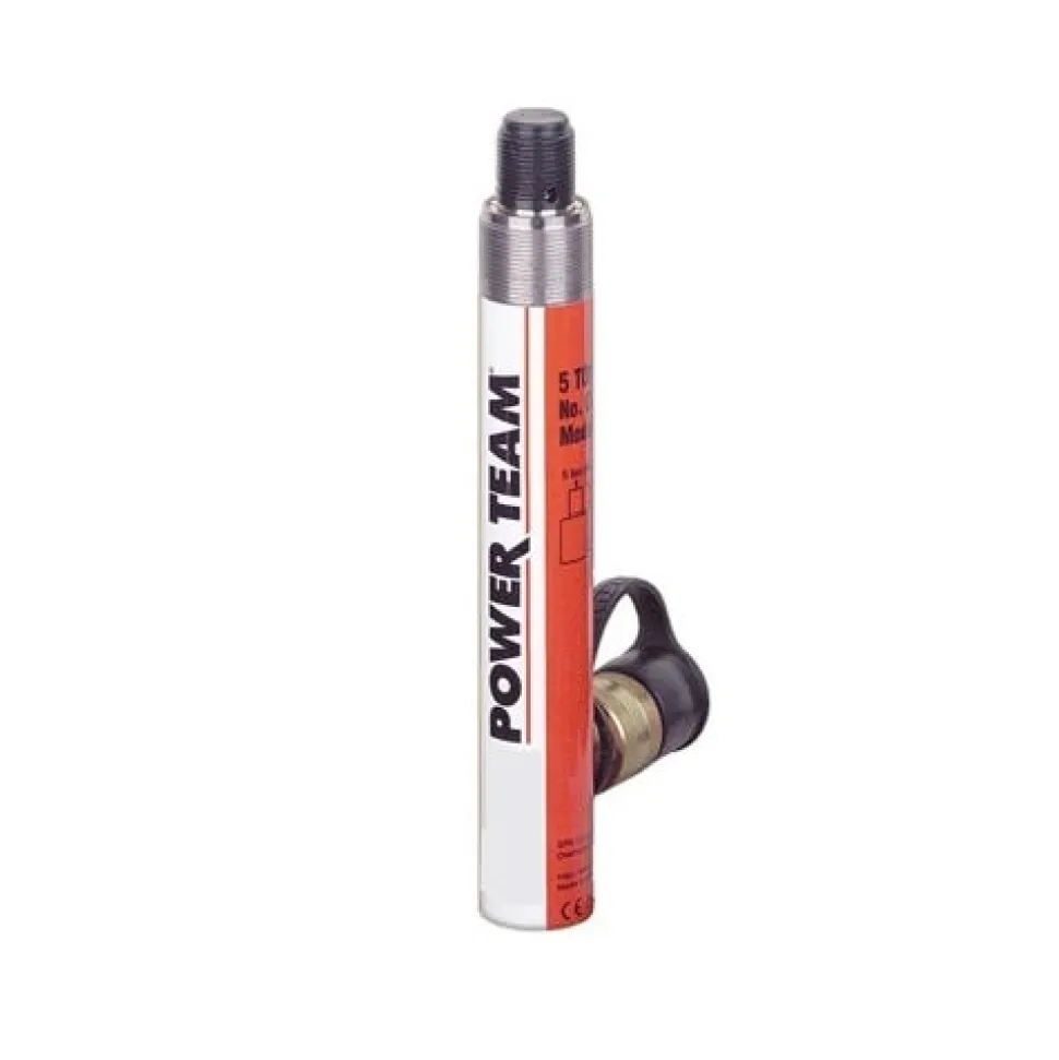Power Team 25 Ton Hydraulic 14" Threaded Base Spring Return Cylinder PTC2514CBT