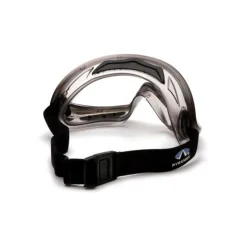 Pyramex Capstone Gray Direct/Indirect Goggle with Clear Anti-Fog Lens GG504T