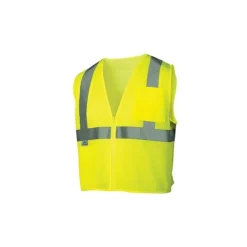 Pyramex Class 2 Safety Vest Mesh 2 Pocket Zipper