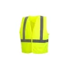 Pyramex Class 2 Safety Vest Solid No-Pocket Hook/Loop