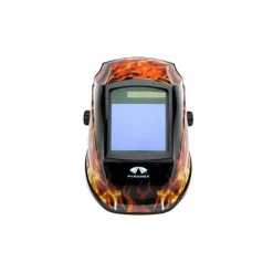 Pyramex Leadhead Flame Decorated Auto Darkening Welding Helmet WHAM3030FL