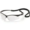 Pyramex PMXTREME Clear Anti-Fog Lens with Black Frame and Cord SB6310STP
